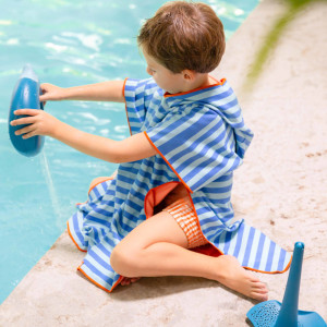 Poncho de plage microfibre enfant "Océan" (1-6 ans) Quut