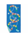 Serviette de plage en microfibre (140 x 70 cm) "Echelles & Serpents"