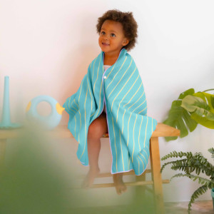 Serviette de plage enfant en microfibre (140 x 70 cm) "Echelles & Serpents" Quut