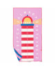Serviette de plage en microfibre (180 x 100 cm) "Phare"