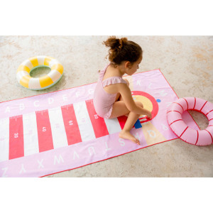 Serviette de plage en microfibre (180 x 100 cm) "Phare"