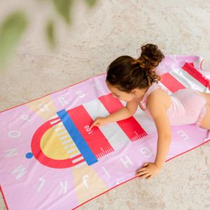 Serviette de plage en microfibre (180 x 100 cm) "Phare"