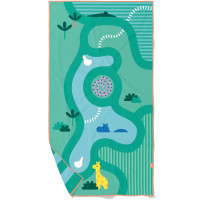 Serviette de plage en microfibre (180 x 100 cm) "Safari" Quut