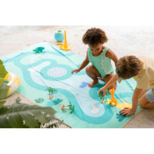Serviette de plage en microfibre (180 x 180 cm) "Safari" Quut