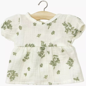 Robe Faustine à manches ballon "Gui" pour poupon Babies Minikane