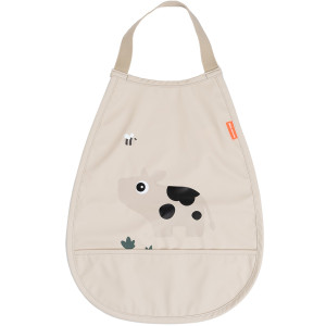Bavoir à élastique imperméable "Tiny Farm Sand" (2-5 ans) Done by Deer