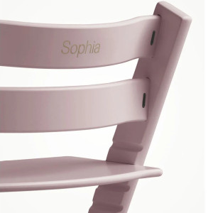 Chaise haute  enfant évolutif tripp trapp en bois "Mauve Bruyère" Stokke