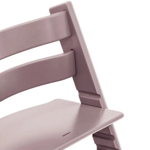 Chaise haute  enfant évolutif tripp trapp en bois "Mauve Bruyère" Stokke