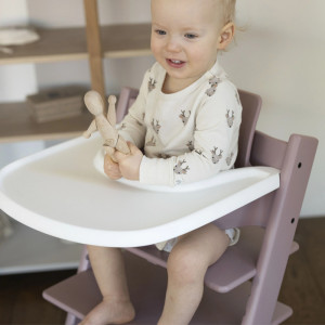 Baby Set² pour Tripp Trapp "Mauve Bruyère" (avec patins) Stokke
