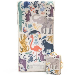 Matelas de voyage enfant gonflable CloudSleeper Jetkids "Famille d'Animaux" (75 x 150 cm)