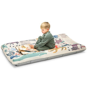 Matelas de voyage enfant gonflable CloudSleeper Jetkids "Famille d'Animaux" (75 x 150 cm)