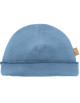 Bonnet bébé naissance en coton bio "Dino Blue" (0-3 mois)