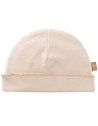 Bonnet bébé naissance en coton bio "Avoine" (0-3 mois)