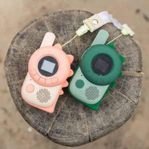Talkie-Walkies enfant Zoo "Dino Vert/Dino Rose" (3-12 ans) The Zoo Family