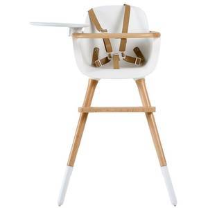 Chaise haute bébé évolutive en bois "Ovo Luxe One" micuna -