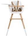 Chaise haute bébé évolutive en bois "Ovo Luxe One" micuna -