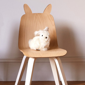 Chaise enfant en bois scandinave "Play Lapin" (x 2) - Bouleau - Oeuf NYC