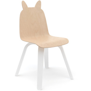 Chaise enfant en bois scandinave "Play Lapin" (x 2) - Bouleau - Oeuf NYC