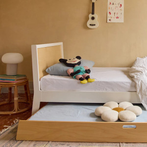Lit enfant junior 90x200 en bois Sparrow "Bouleau" Oeuf NYC
