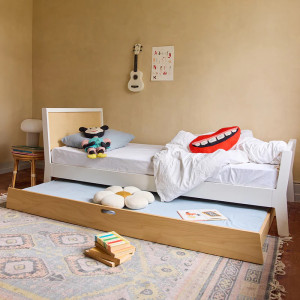 Lit enfant junior 90x200 en bois Sparrow "Bouleau" Oeuf NYC