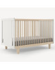 Lit bébé évolutif 70x140 en bois Rhea "Bouleau"