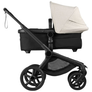  Poussette Bugaboo Fox5 Renew complète châssis noir "Nuit Noire/Blanc Brume"