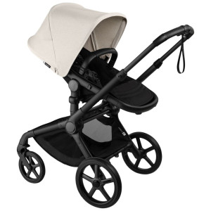  Poussette Bugaboo Fox5 Renew complète châssis noir "Nuit Noire/Blanc Brume"