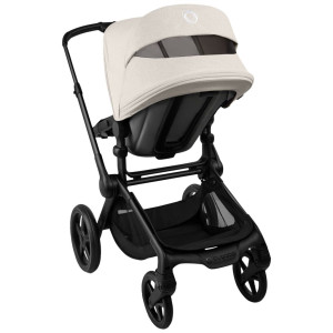  Poussette Bugaboo Fox5 Renew complète châssis noir "Nuit Noire/Blanc Brume"