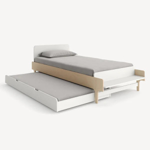 Lit enfant junior 90x200 en bois River "Bouleau" Oeuf NYC