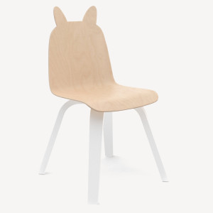 Chaise enfant en bois scandinave "Play Lapin" (x 2) - Bouleau - Oeuf NYC
