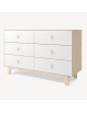Commode en bois 6 tiroirs Sparrow "Bouleau"