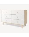 Commode merlin 6 tiroirs - bouleau - oeuf nyc -