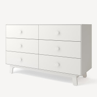 Commode 6 tiroirs merlin - bouleau / base Sparrow - oeuf nyc