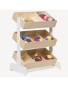 Etagères de rangement en bois pour jouets Toy Store "Bouleau"