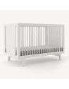 Lit bébé évolutif 70x140 en bois Sparrow "Blanc"