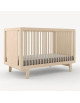 Lit bébé évolutif 70x140 en bois Sparrow "Bouleau"