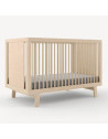 Lit bébé évolutif 70x140 en bois Sparrow "Bouleau"