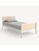Lit junior 90x200 en bois Sparrow "Bouleau"