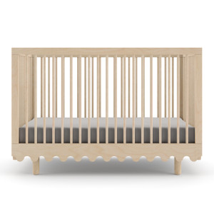 Lit bébé évolutif 70x140 en bois Moss "Bouleau" Oeuf NYC