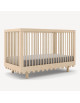 Lit bébé évolutif 70x140 en bois Moss "Bouleau"