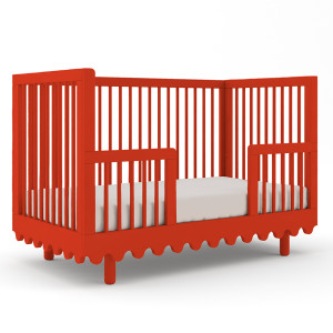 Kit de conversion pour lit évolutif Moss "Rouge" Oeuf NYC