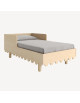 Lit junior 70x140 en bois Moss "Bouleau"