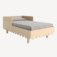Lit junior 70x140 en bois Moss "Bouleau"