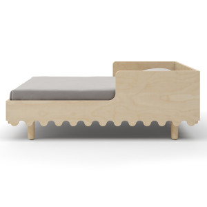 Lit junior 70x140 en bois Moss "Bouleau" Oeuf NYC