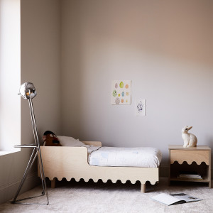 Lit junior 70x140 en bois Moss "Bouleau" Oeuf NYC