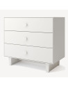 Commode en bois 3 tiroirs Rhea "Blanc"