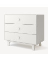 Commode en bois 3 tiroirs Sparrow "Blanc"