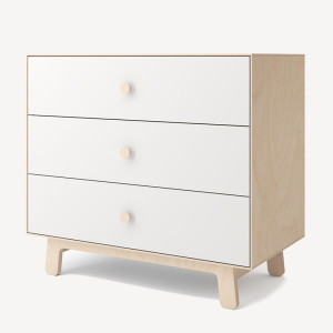 Commode merlin 3 tiroirs - bouleau - oeuf nyc -