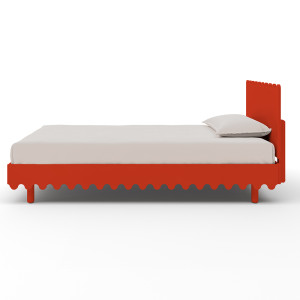 Lit junior 90x200 en bois Moss "Rouge" Oeuf NYC
