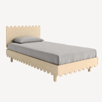 Lit enfant 90x200 en bois Moss "Bouleau"